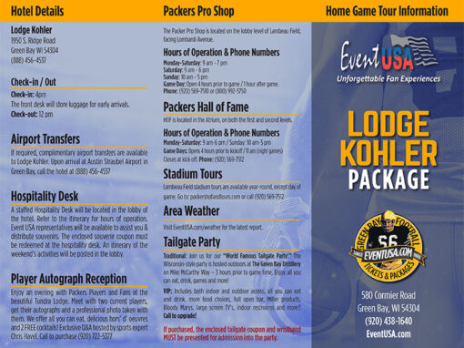 EUSA Lodge Kohler Brochure