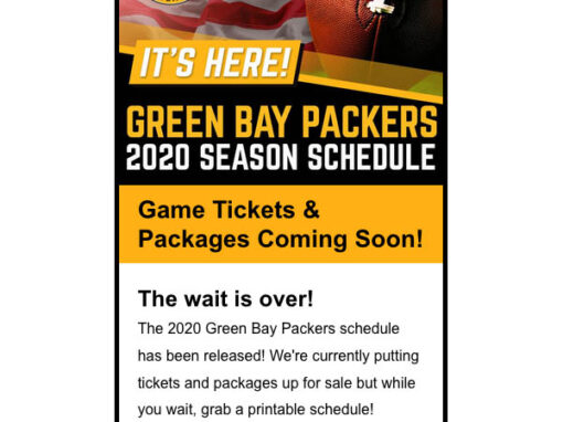 Packers Schedule